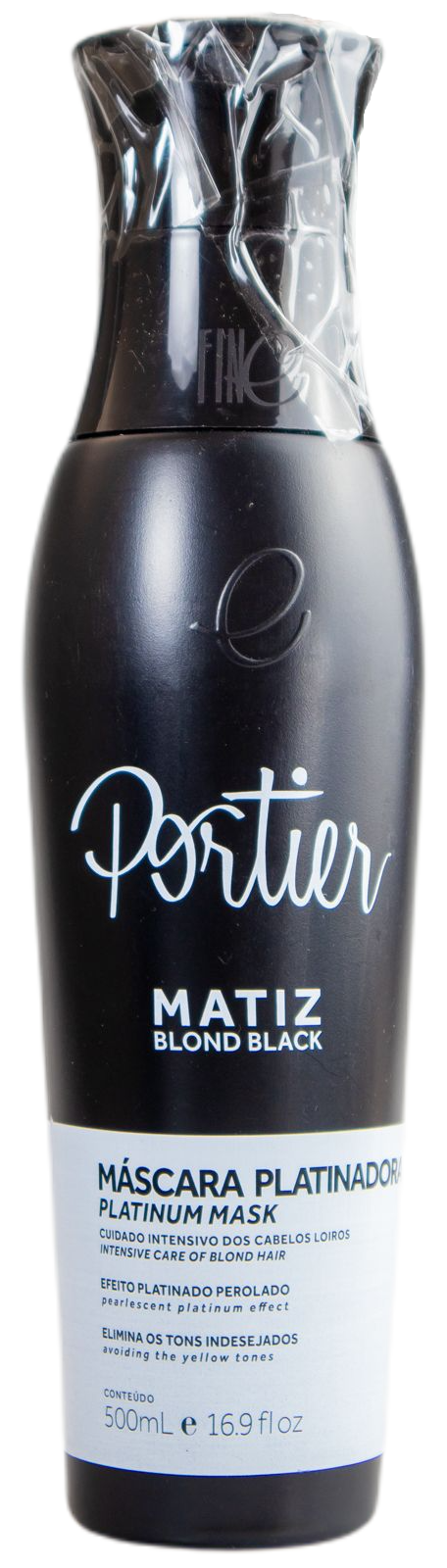 Hair Lightening Treatment Blond Black Tinting Platinum Effect 500ml - Portier
