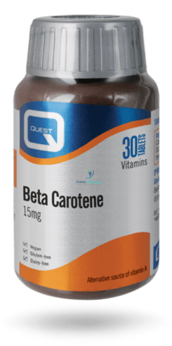 Quest Beta Carotene Vitamin 15mg - 30 Pack