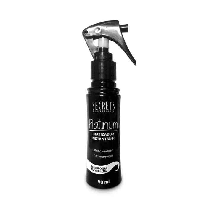 Platinum Tinting Blond Hair Thermal Protection Hair Treatment Spray 90ml - Secrets