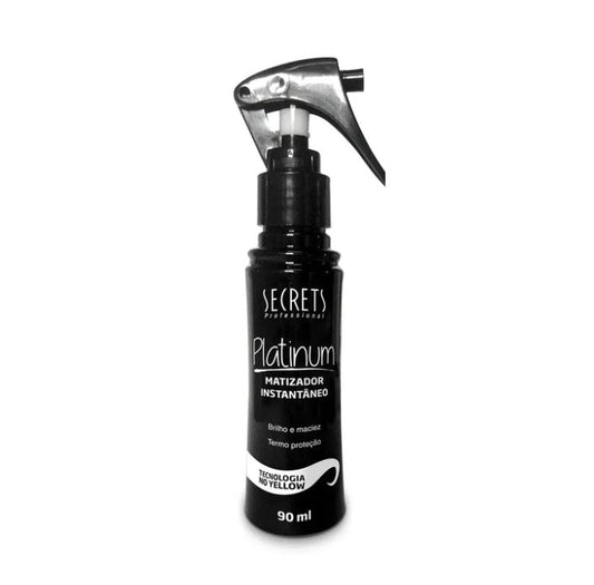Platinum Tinting Blond Hair Thermal Protection Hair Treatment Spray 90ml - Secrets