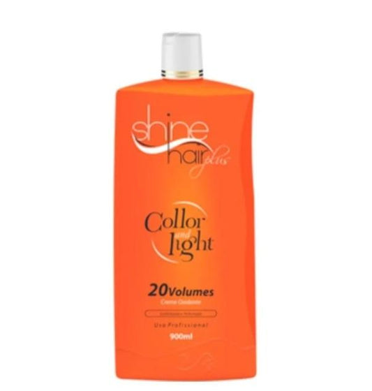 Color Light Creamy Perfumed Oxidant Emulsion 20 Volumes 900ml - Shine Hair