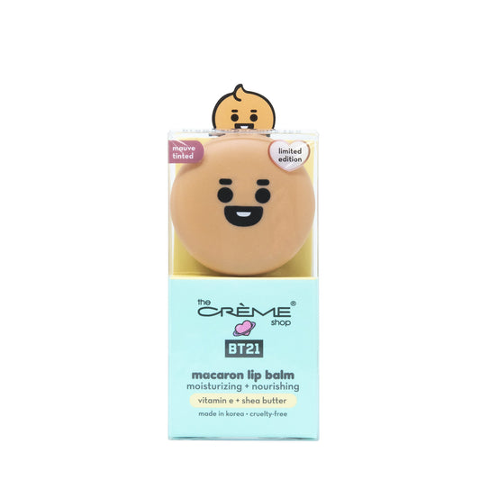SHOOKY Macaron Lip Balm - Brown Sugar Milk Tea (Mauve Tinted)