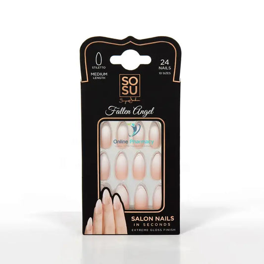 SOSU Fallen Angel Medium Stiletto Nails