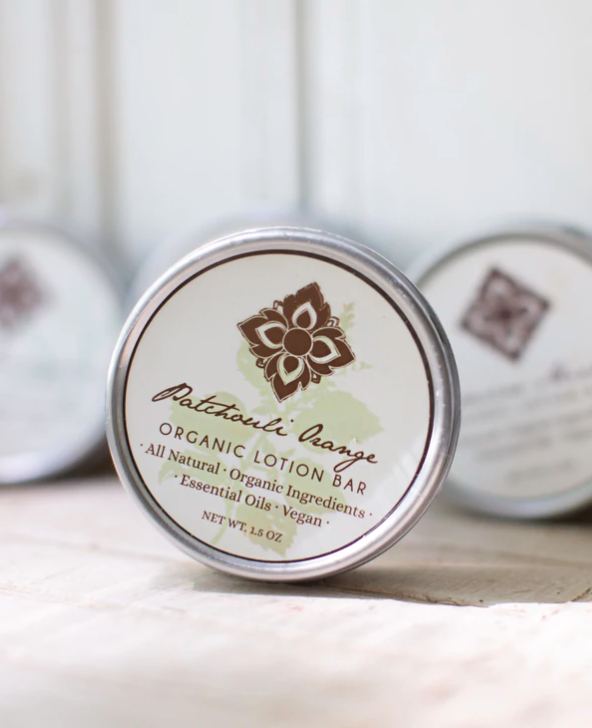 Patchouli Orange Organic Lotion Bar