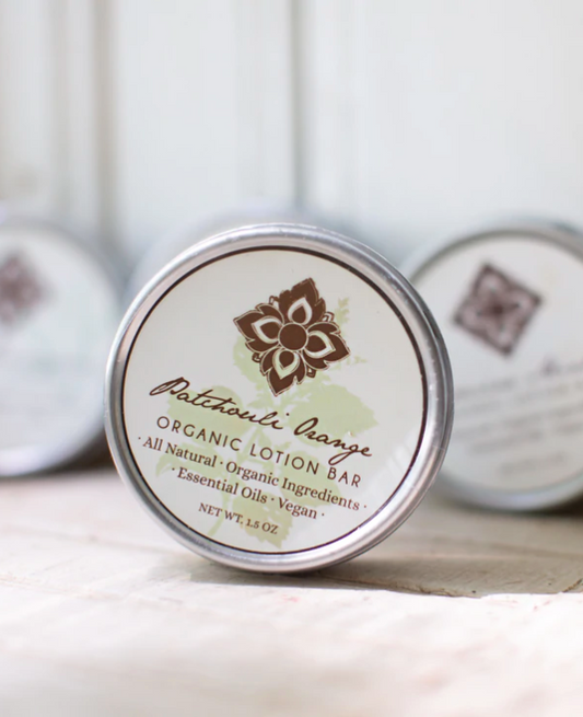Patchouli Orange Organic Lotion Bar